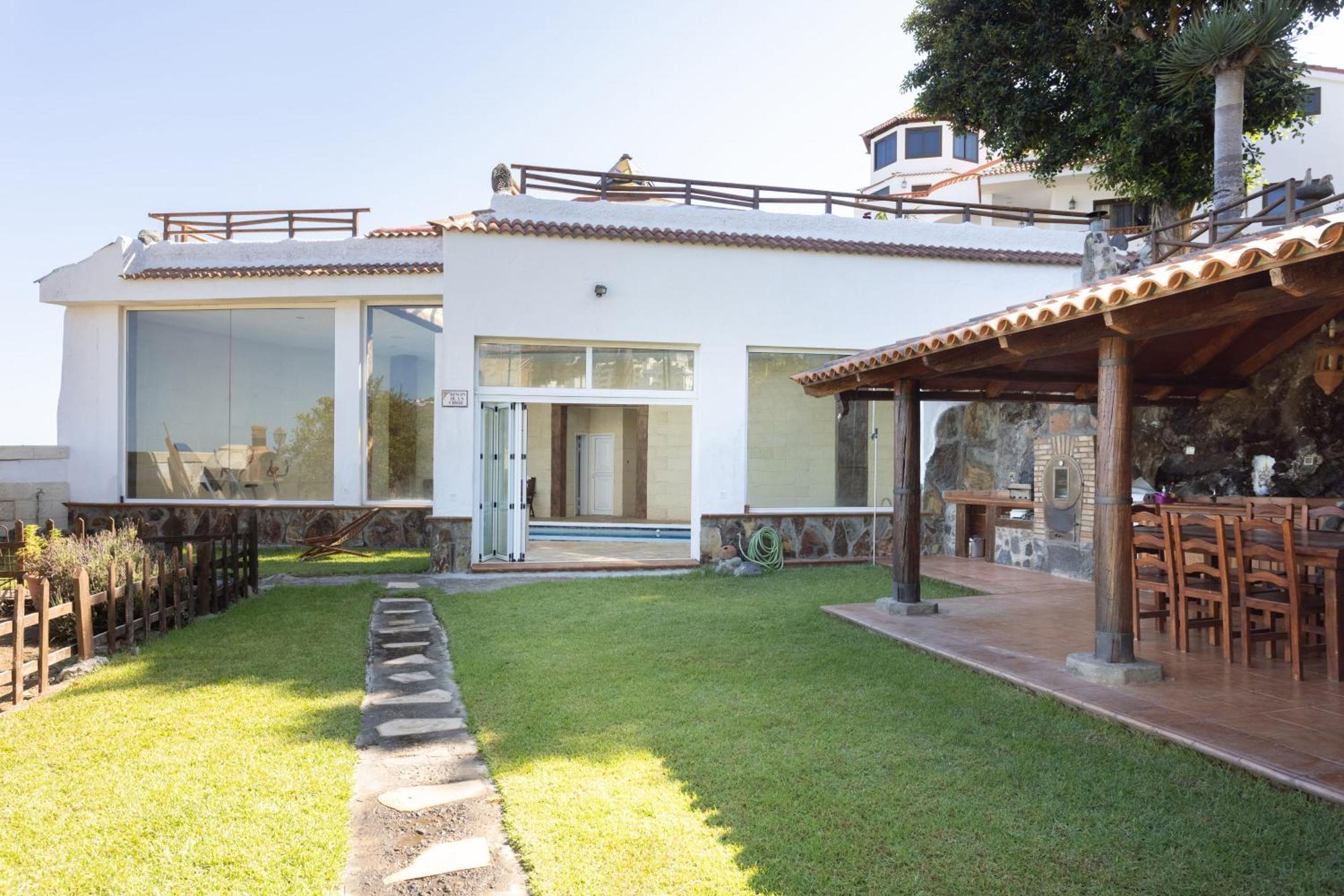 Casa Los Grabados, Piscina, Vistas, Barbacoa Y Zen Icod De Los Vinos Eksteriør bilde